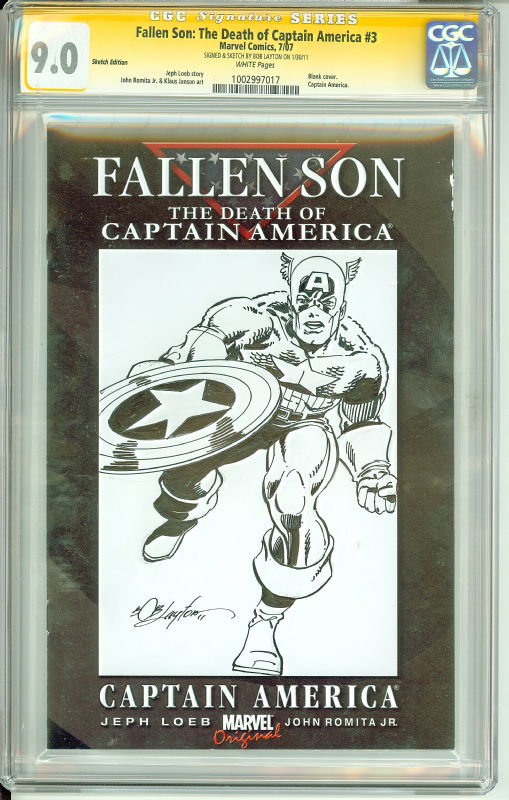 Bob Layton Captain America In Michael Chung S Sketches Comic Art